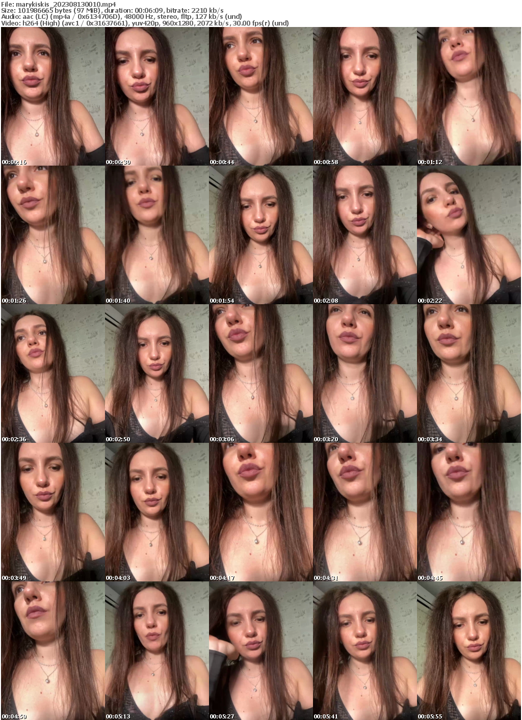 Preview thumb from marykiskis on 2023-08-13 @ bongacams