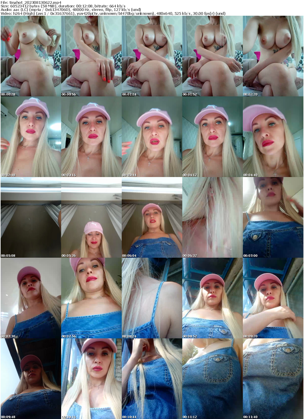 Preview thumb from tinahot on 2023-08-13 @ bongacams