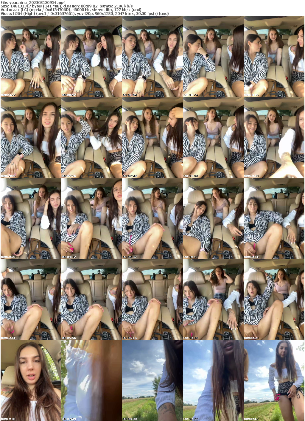 Preview thumb from yourarina on 2023-08-13 @ bongacams