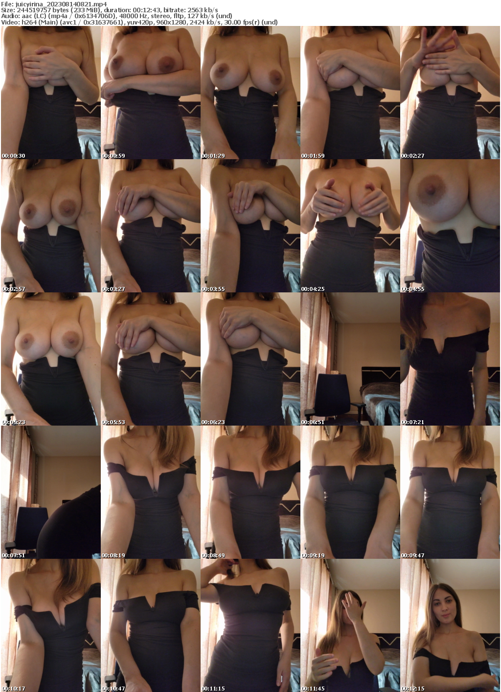 Preview thumb from juicyirina on 2023-08-14 @ bongacams