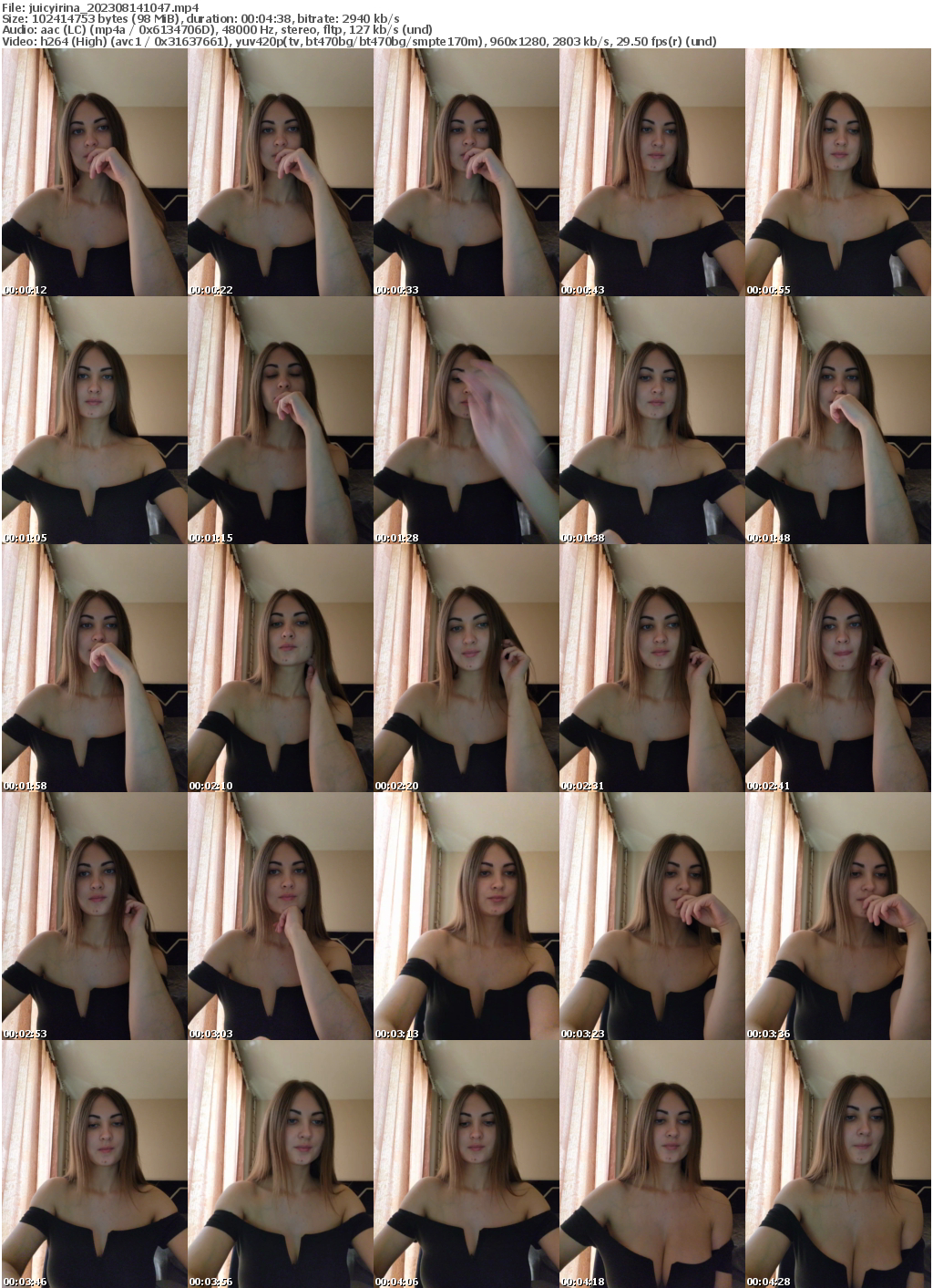 Preview thumb from juicyirina on 2023-08-14 @ bongacams