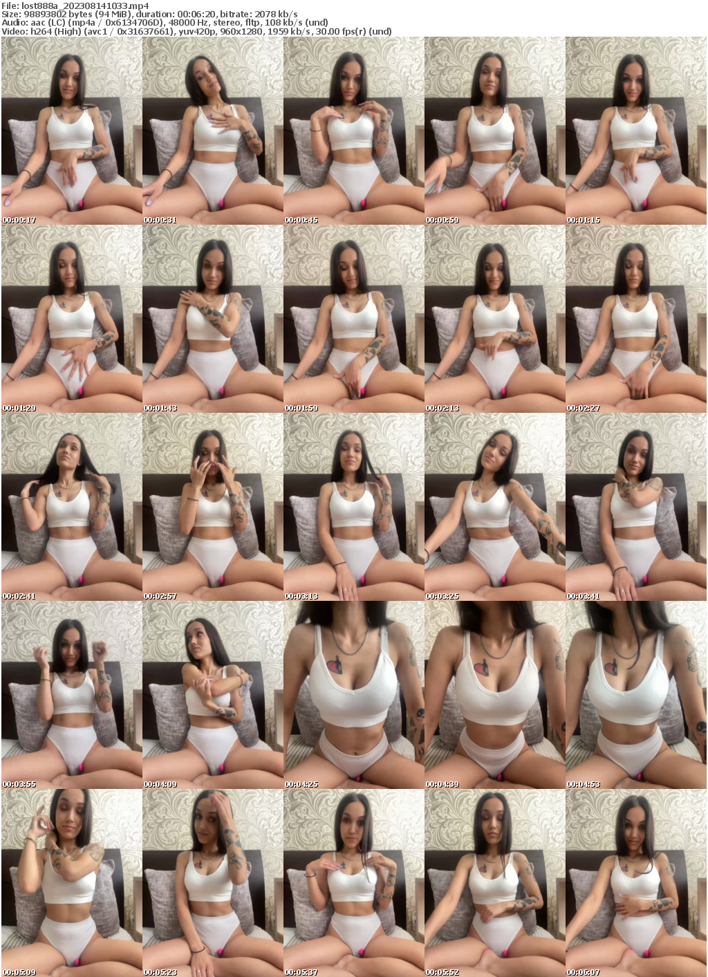 Preview thumb from lost888a on 2023-08-14 @ bongacams