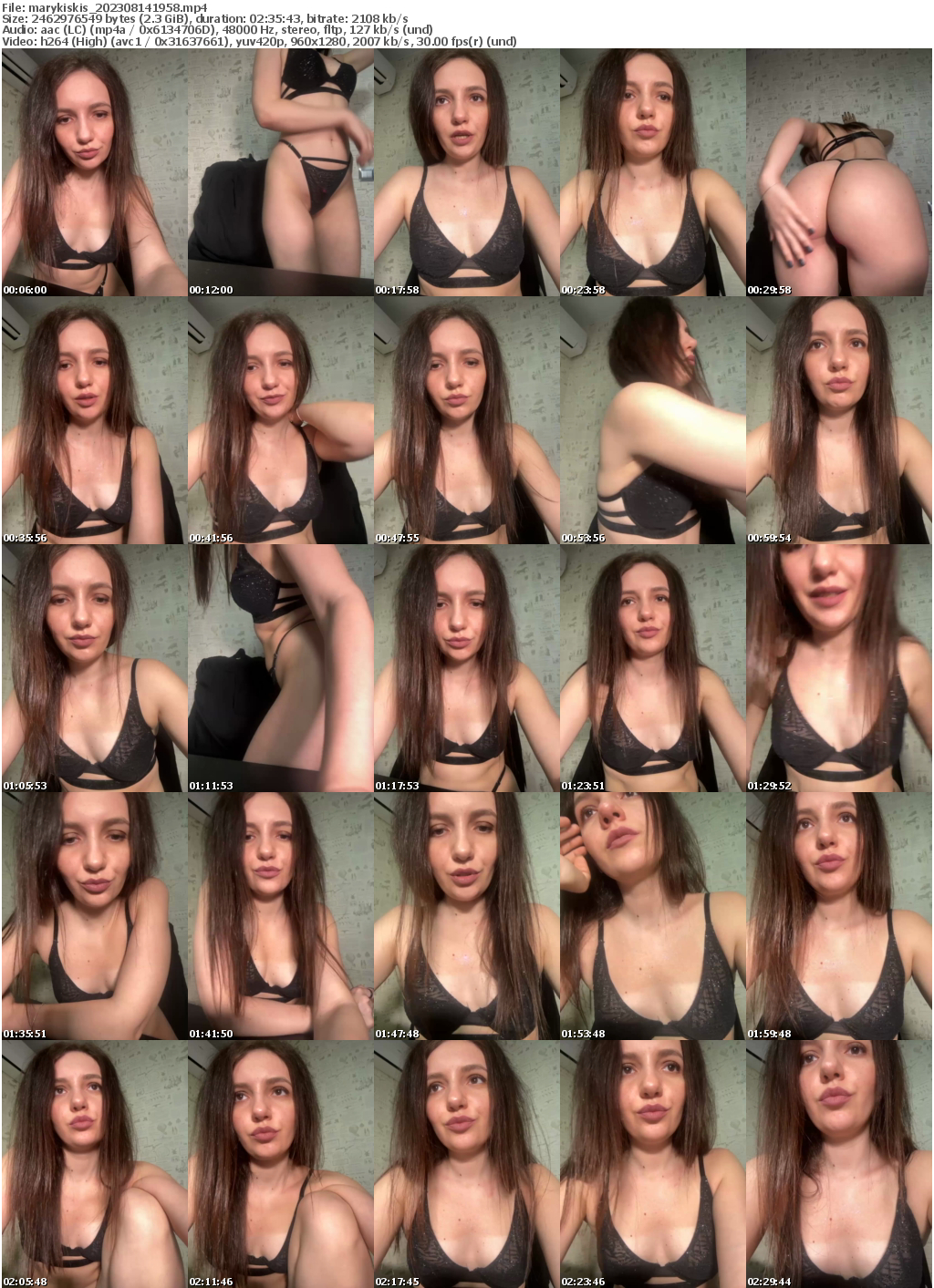 Preview thumb from marykiskis on 2023-08-14 @ bongacams