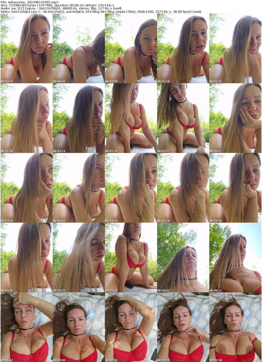 Preview thumb from milasavory on 2023-08-14 @ bongacams