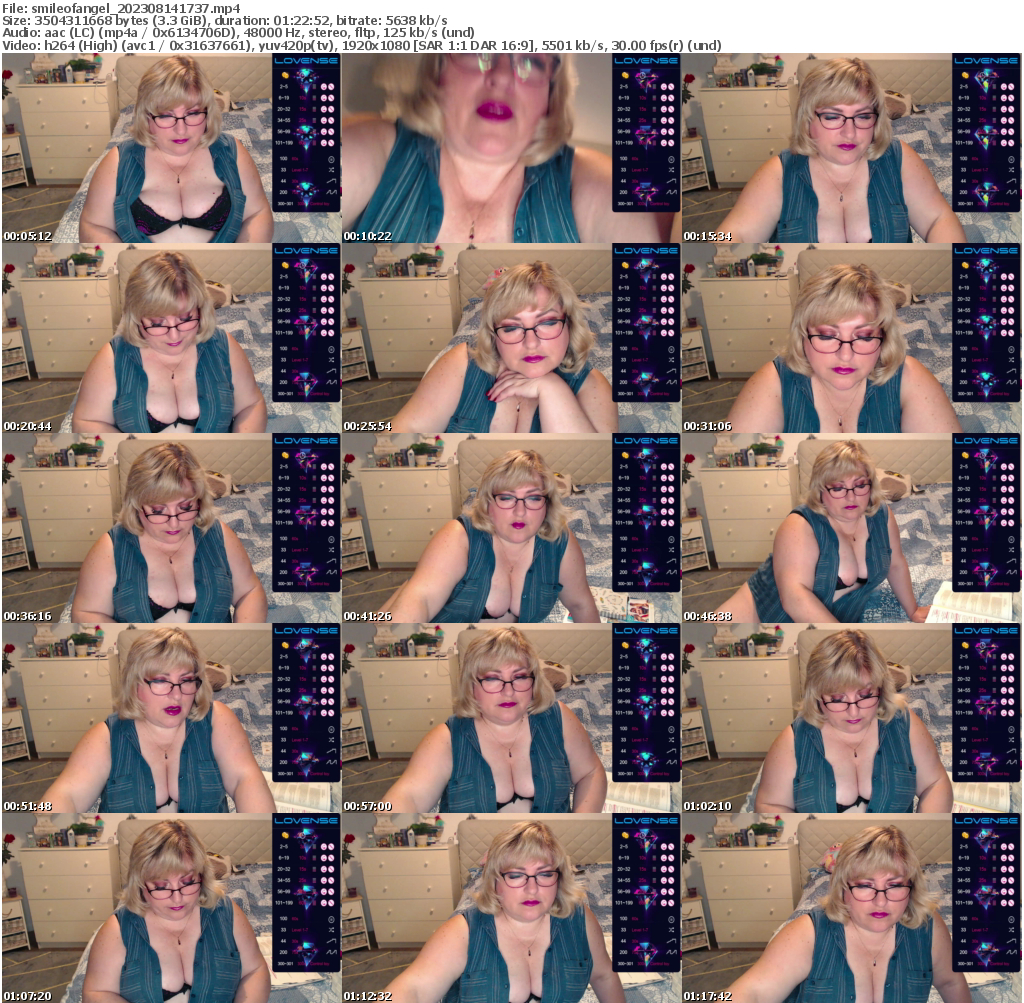 Preview thumb from smileofangel on 2023-08-14 @ bongacams