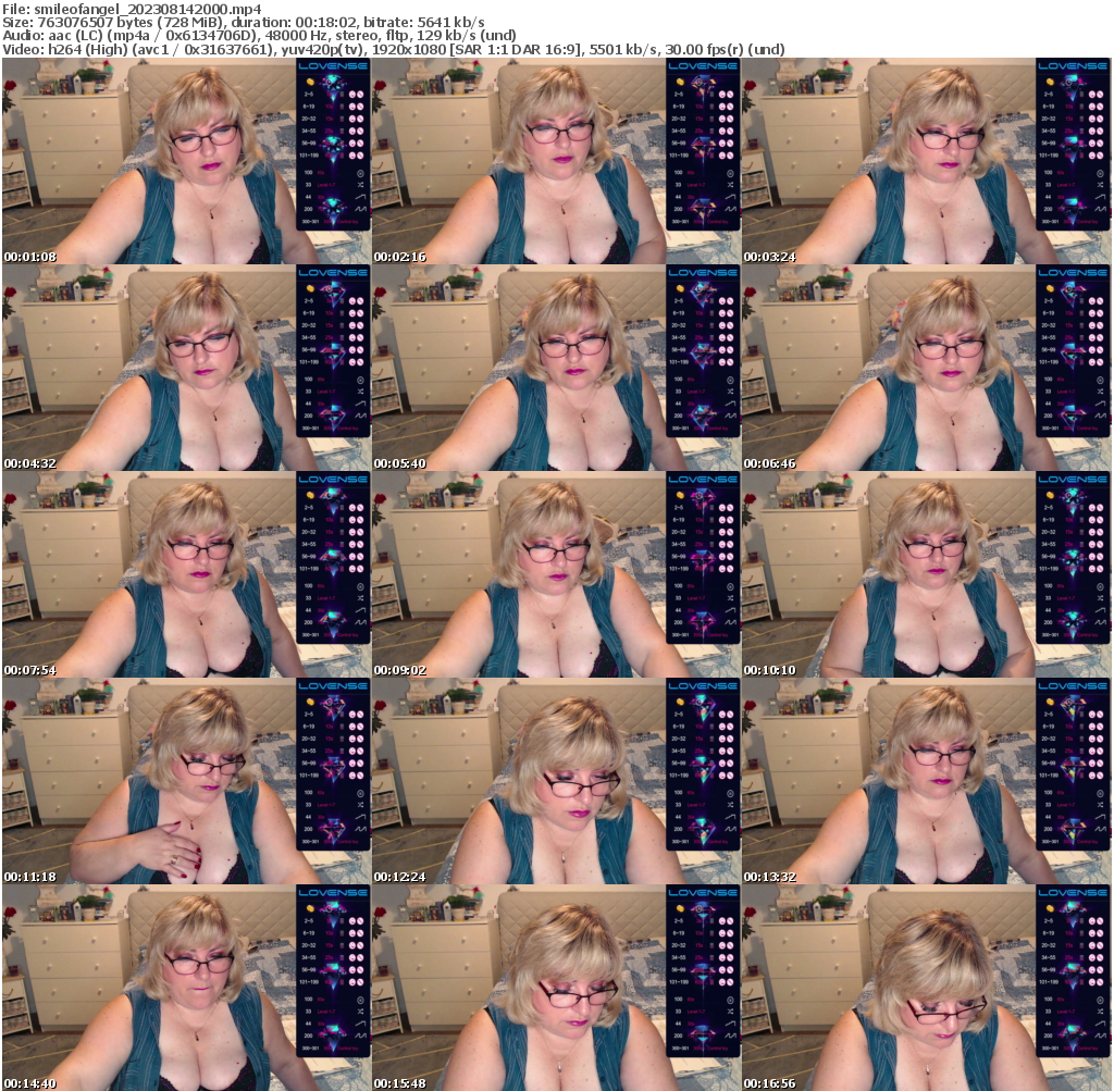 Preview thumb from smileofangel on 2023-08-14 @ bongacams