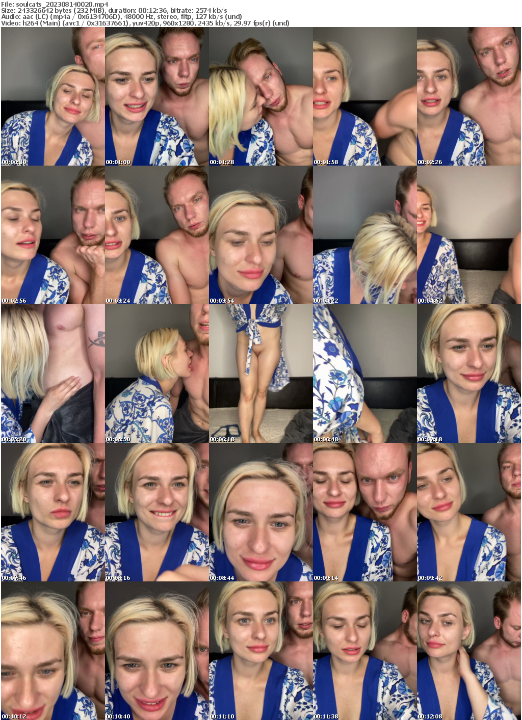 Preview thumb from soulcats on 2023-08-14 @ bongacams