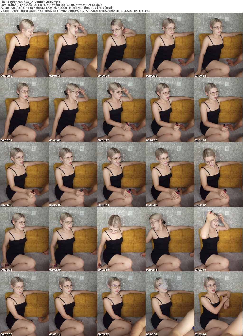 Preview thumb from sugarparochka on 2023-08-14 @ bongacams