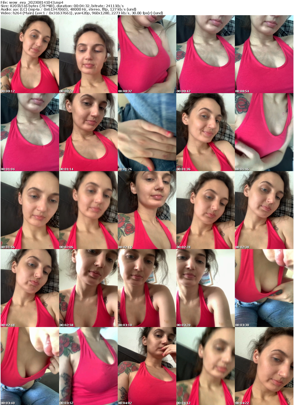 Preview thumb from wow_eva on 2023-08-14 @ bongacams