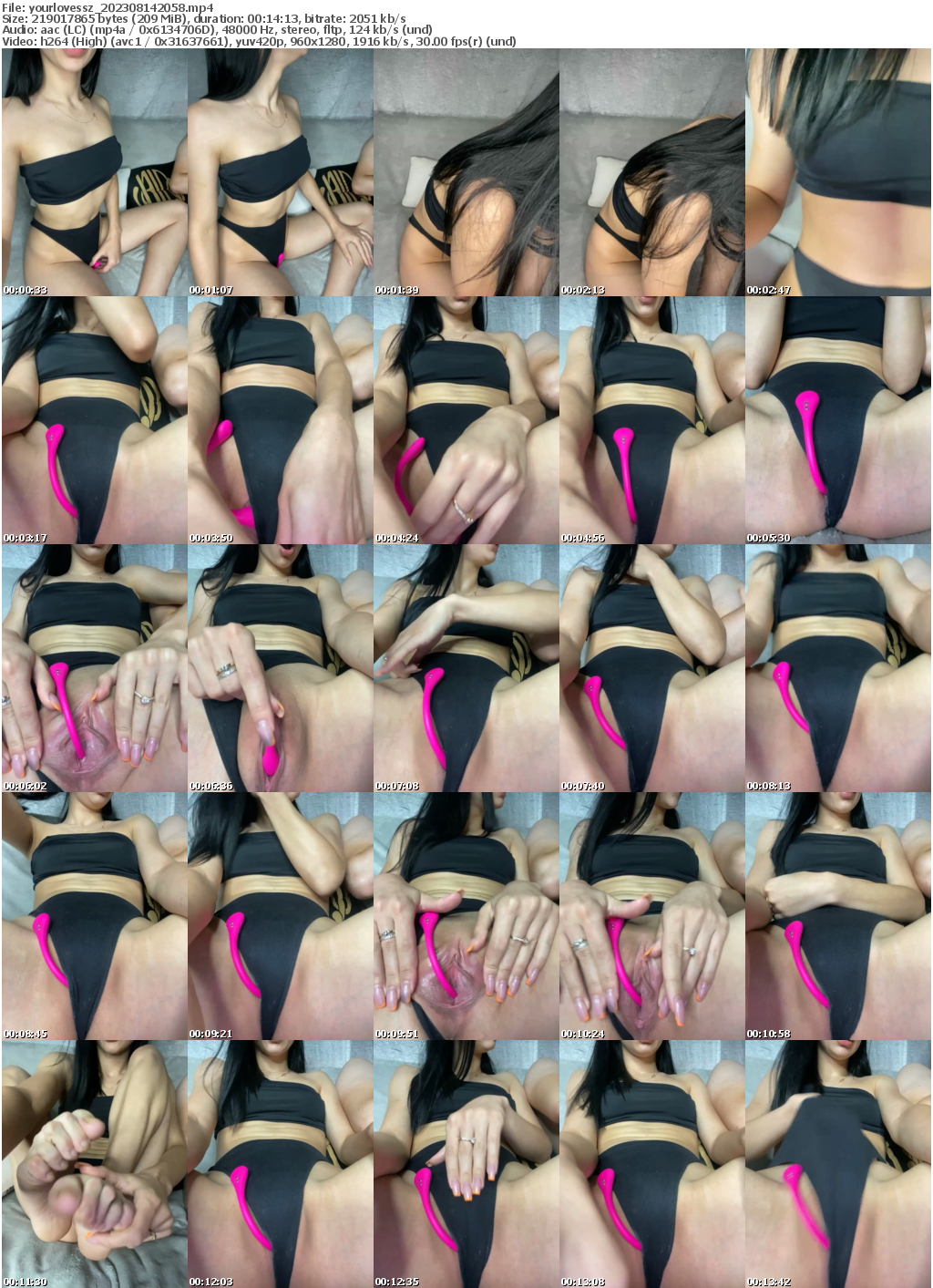 Preview thumb from yourlovessz on 2023-08-14 @ bongacams