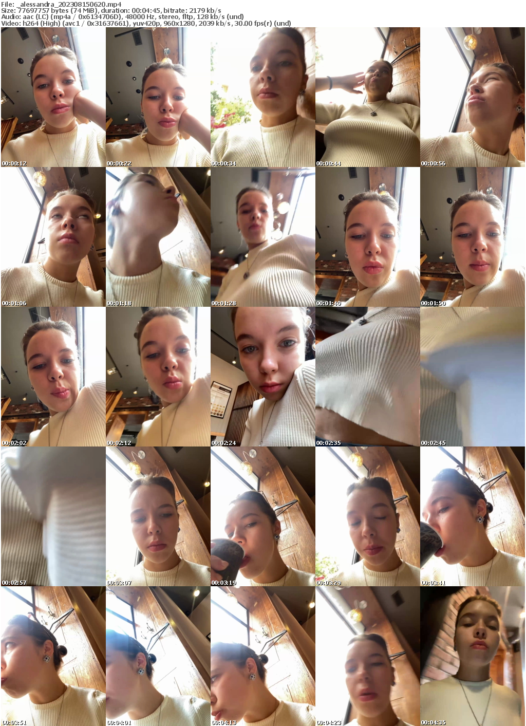 Preview thumb from _alessandra on 2023-08-15 @ bongacams