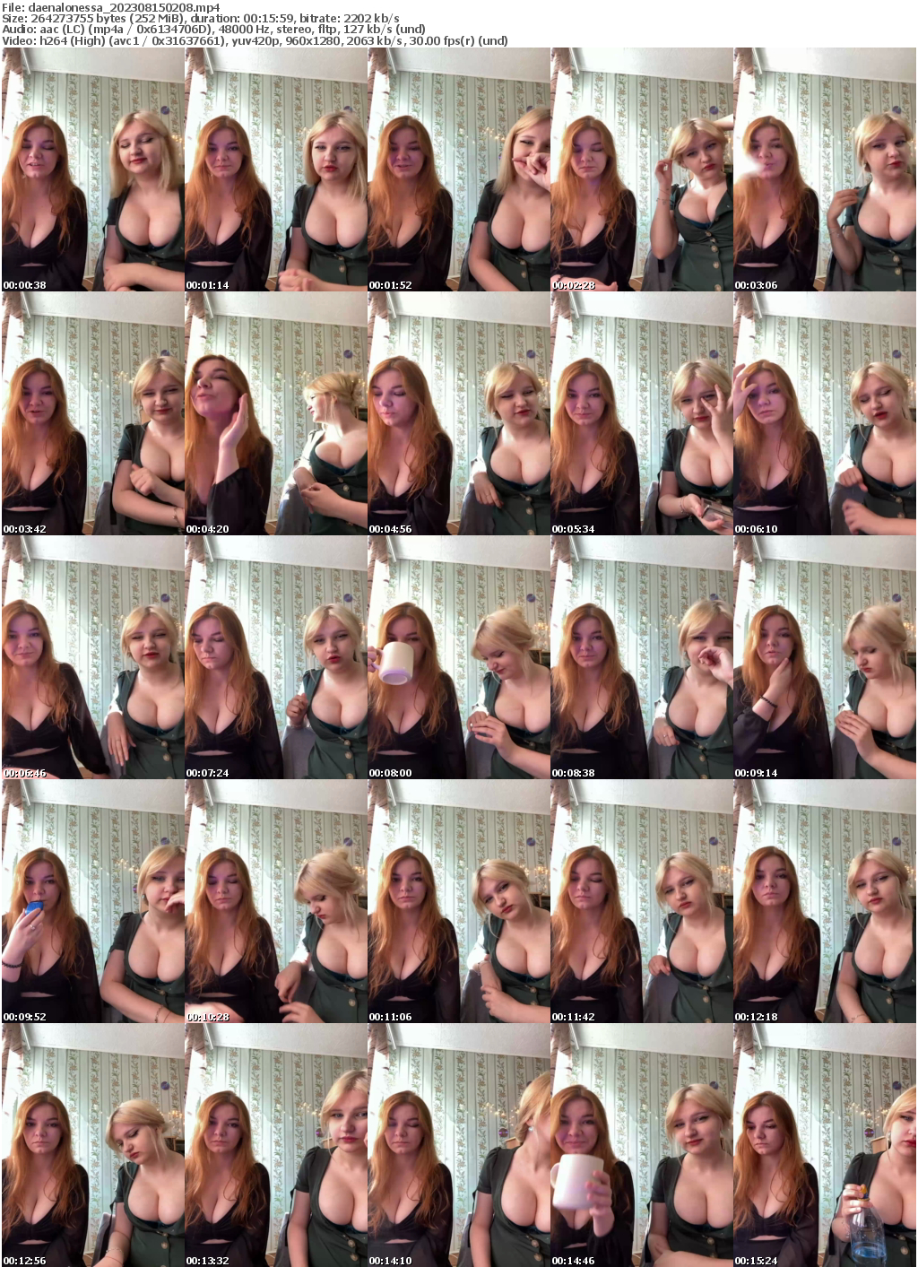 Preview thumb from daenalonessa on 2023-08-15 @ bongacams