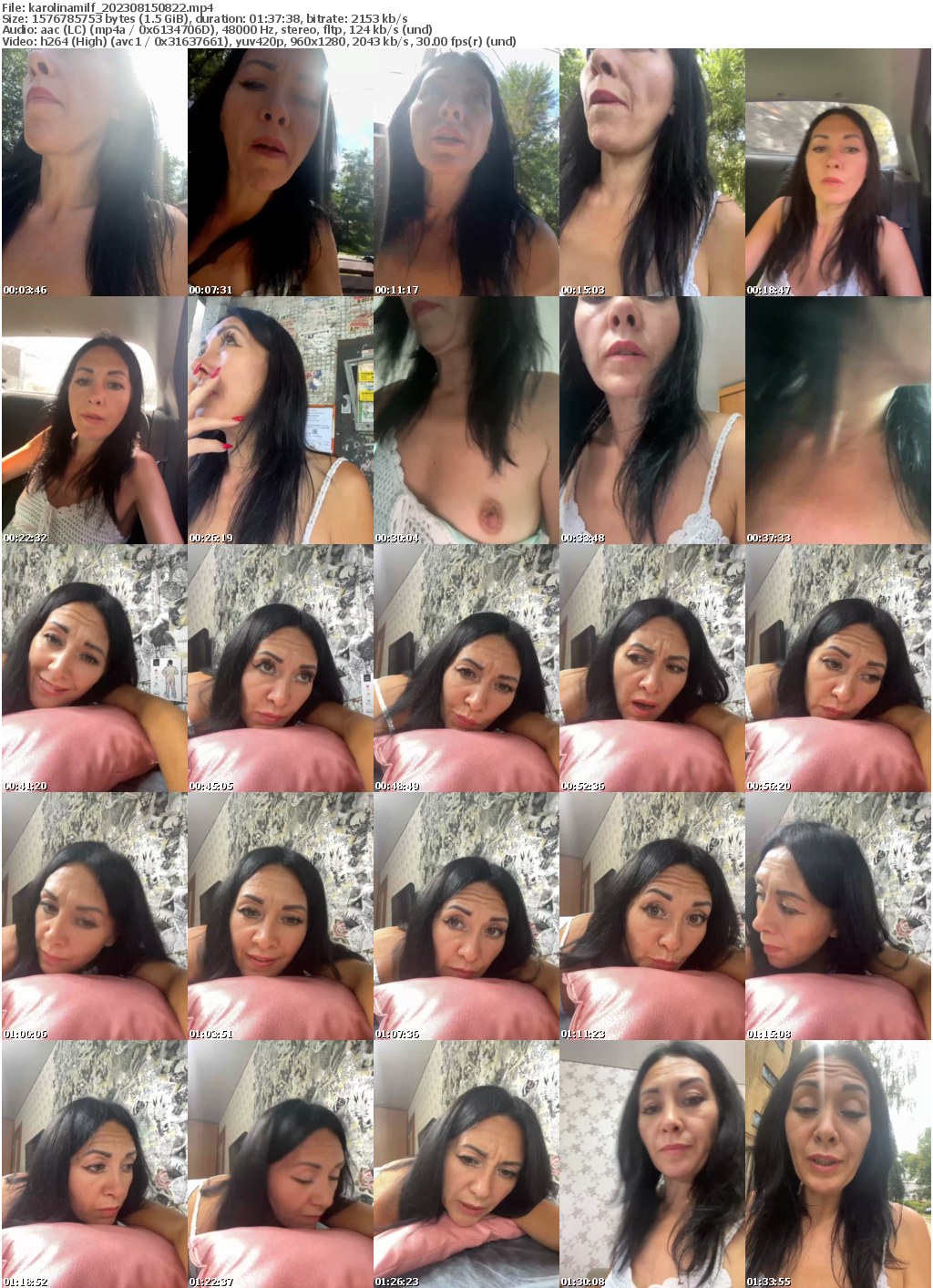 Preview thumb from karolinamilf on 2023-08-15 @ bongacams