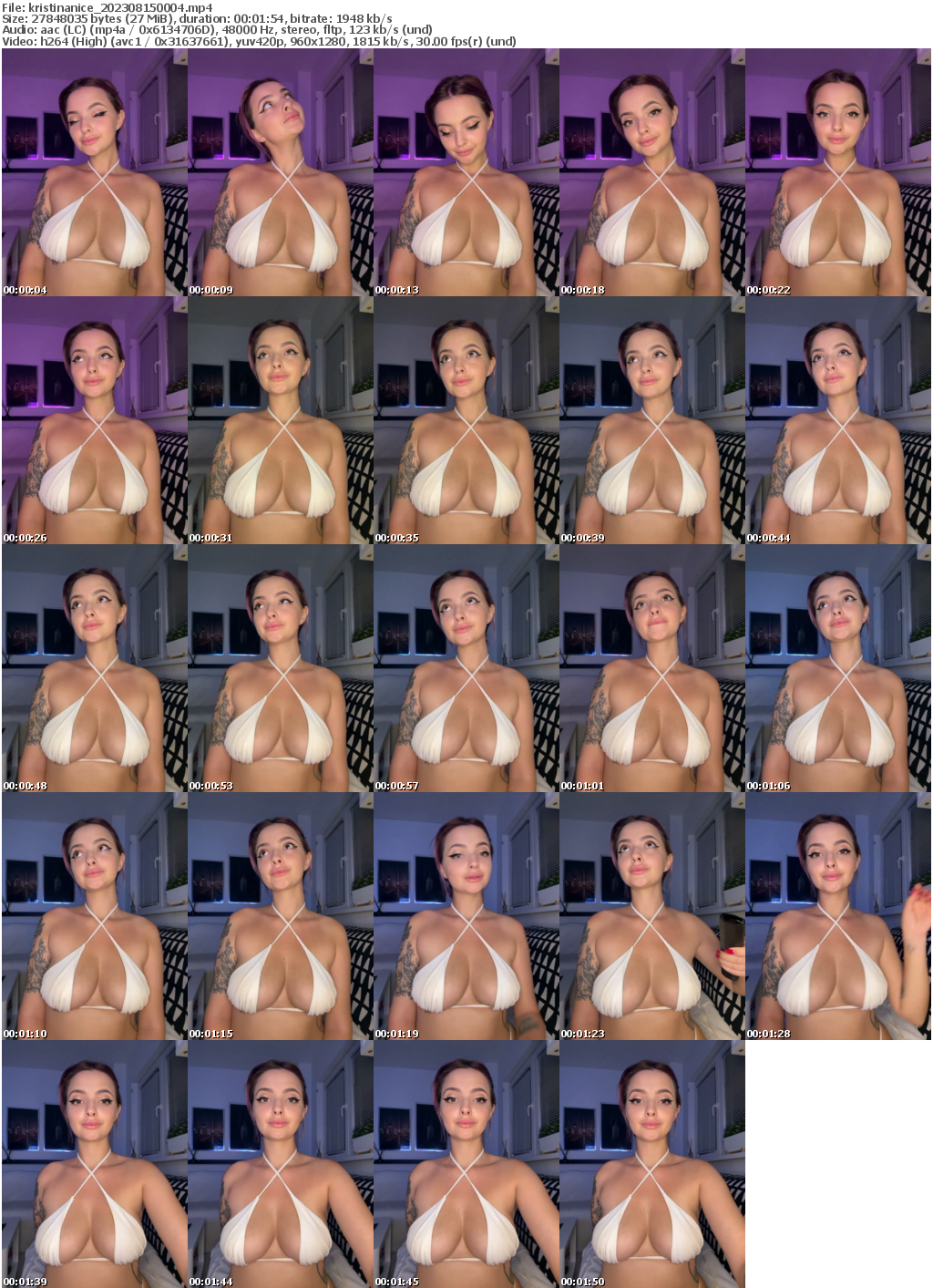 Preview thumb from kristinanice on 2023-08-15 @ bongacams