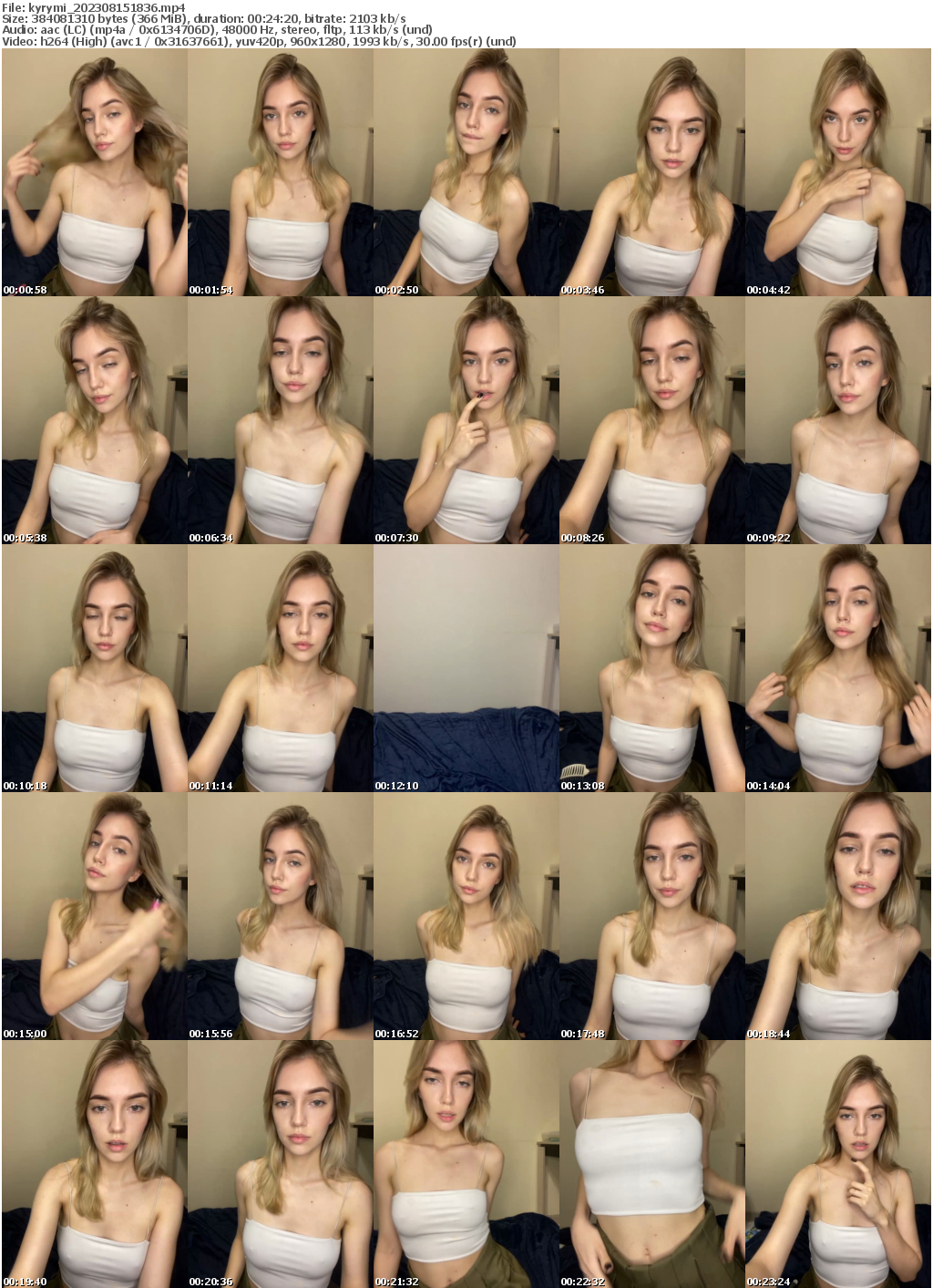 Preview thumb from kyrymi on 2023-08-15 @ bongacams