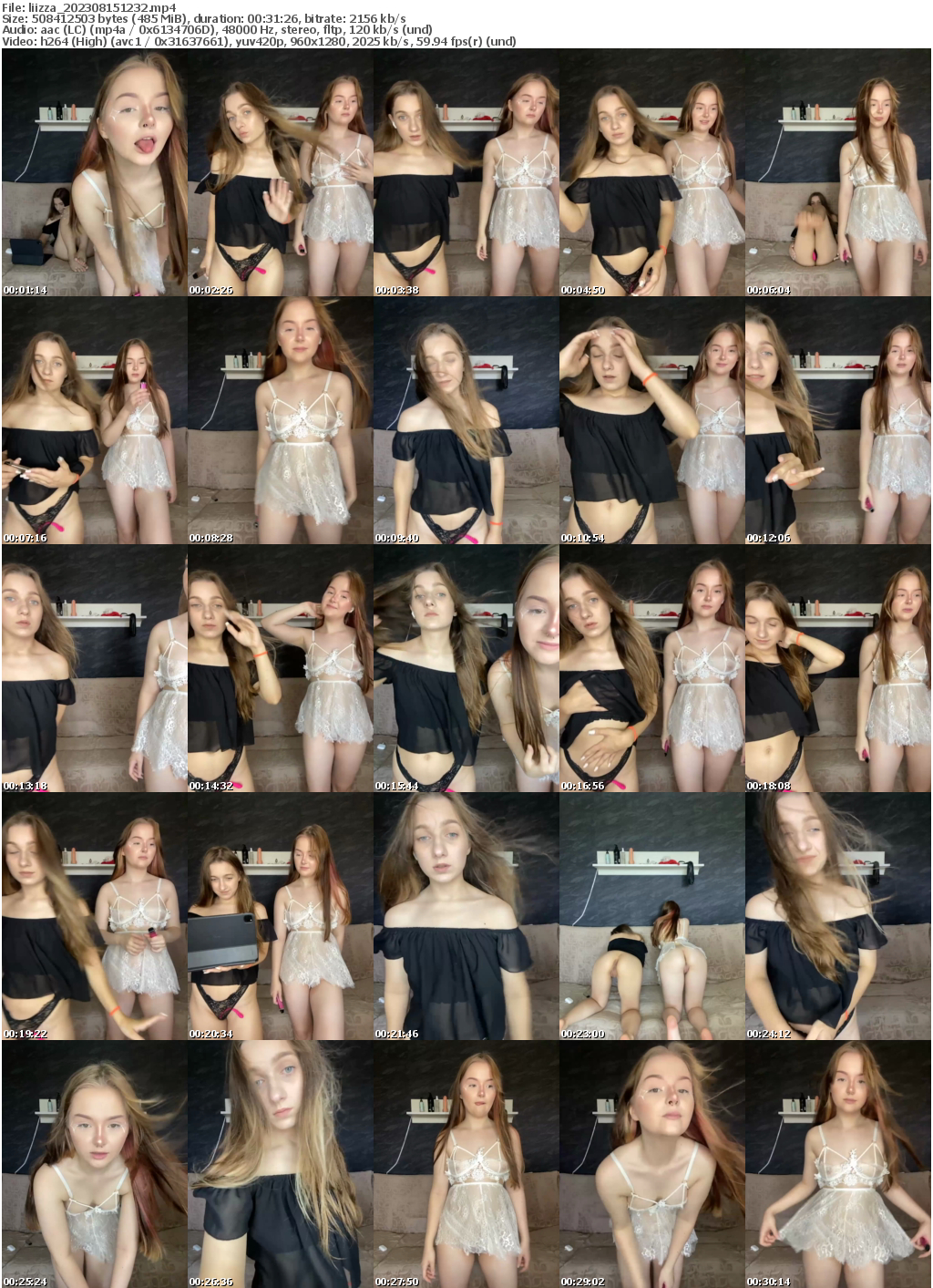 Preview thumb from liizza on 2023-08-15 @ bongacams