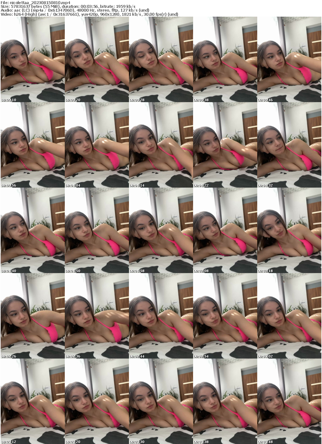 Preview thumb from nicolettaa on 2023-08-15 @ bongacams