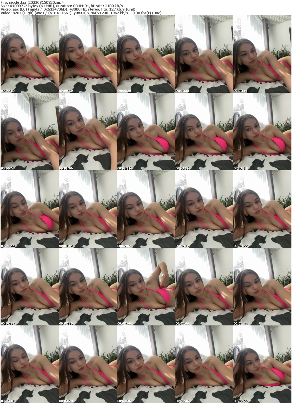 Preview thumb from nicolettaa on 2023-08-15 @ bongacams