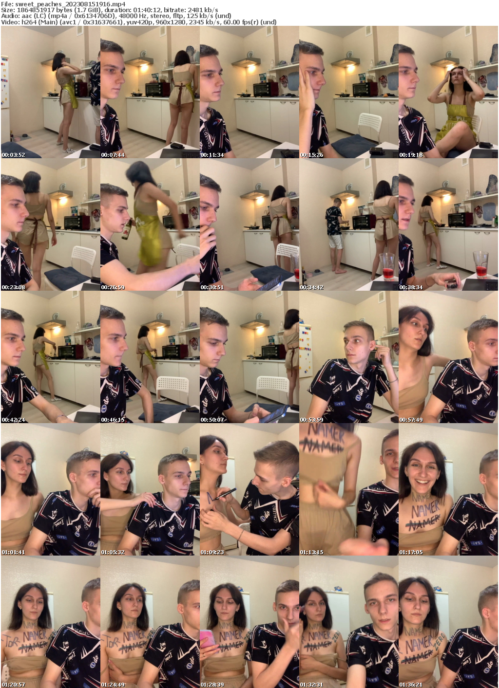 Preview thumb from sweet_peaches on 2023-08-15 @ bongacams