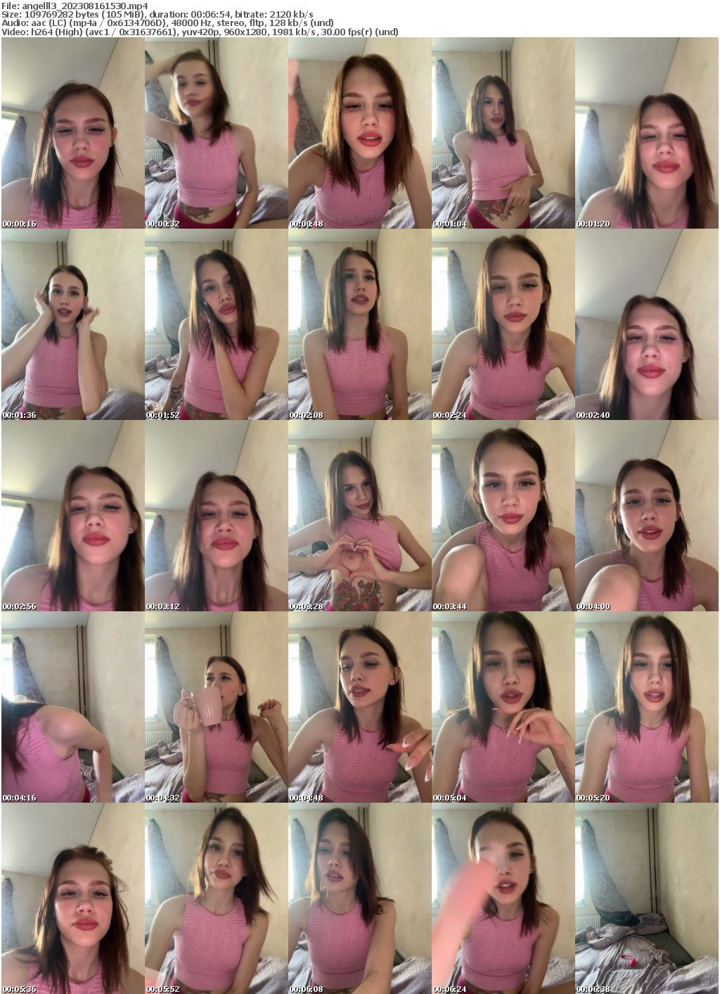 Preview thumb from angelll3 on 2023-08-16 @ bongacams