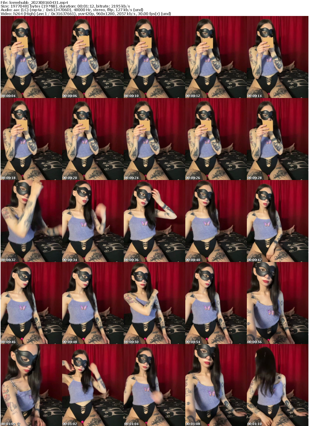 Preview thumb from lovvehubb on 2023-08-16 @ bongacams