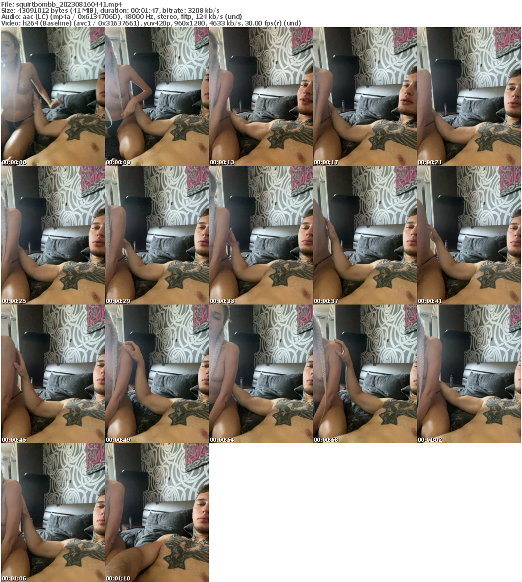 Preview thumb from squirtbombb on 2023-08-16 @ bongacams