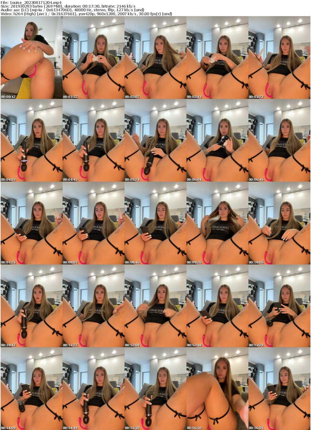 Preview thumb from 1ouise on 2023-08-17 @ bongacams