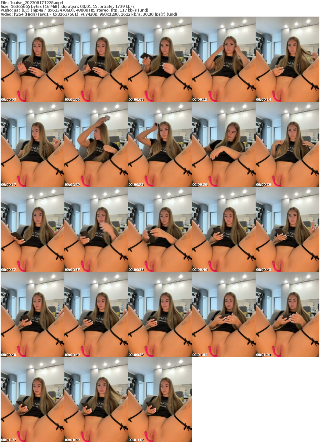 Preview thumb from 1ouise on 2023-08-17 @ bongacams