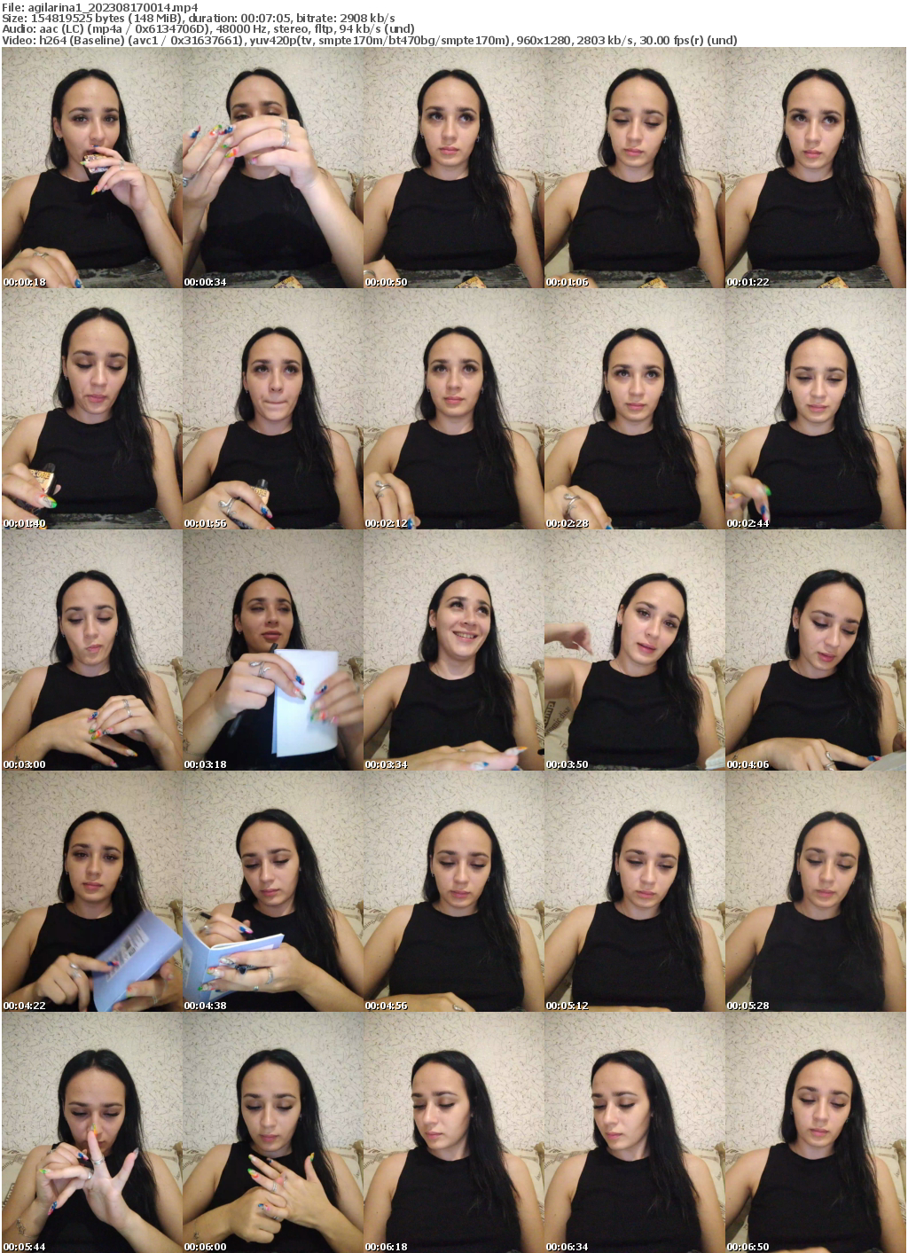 Preview thumb from agilarina1 on 2023-08-17 @ bongacams