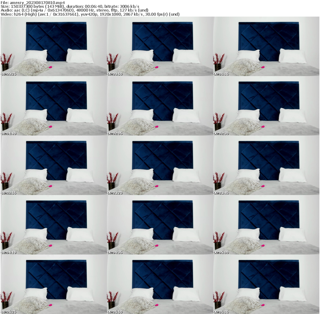 Preview thumb from amrezy on 2023-08-17 @ bongacams