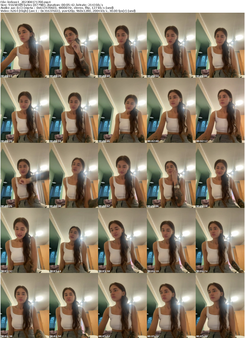 Preview thumb from kirlove1 on 2023-08-17 @ bongacams