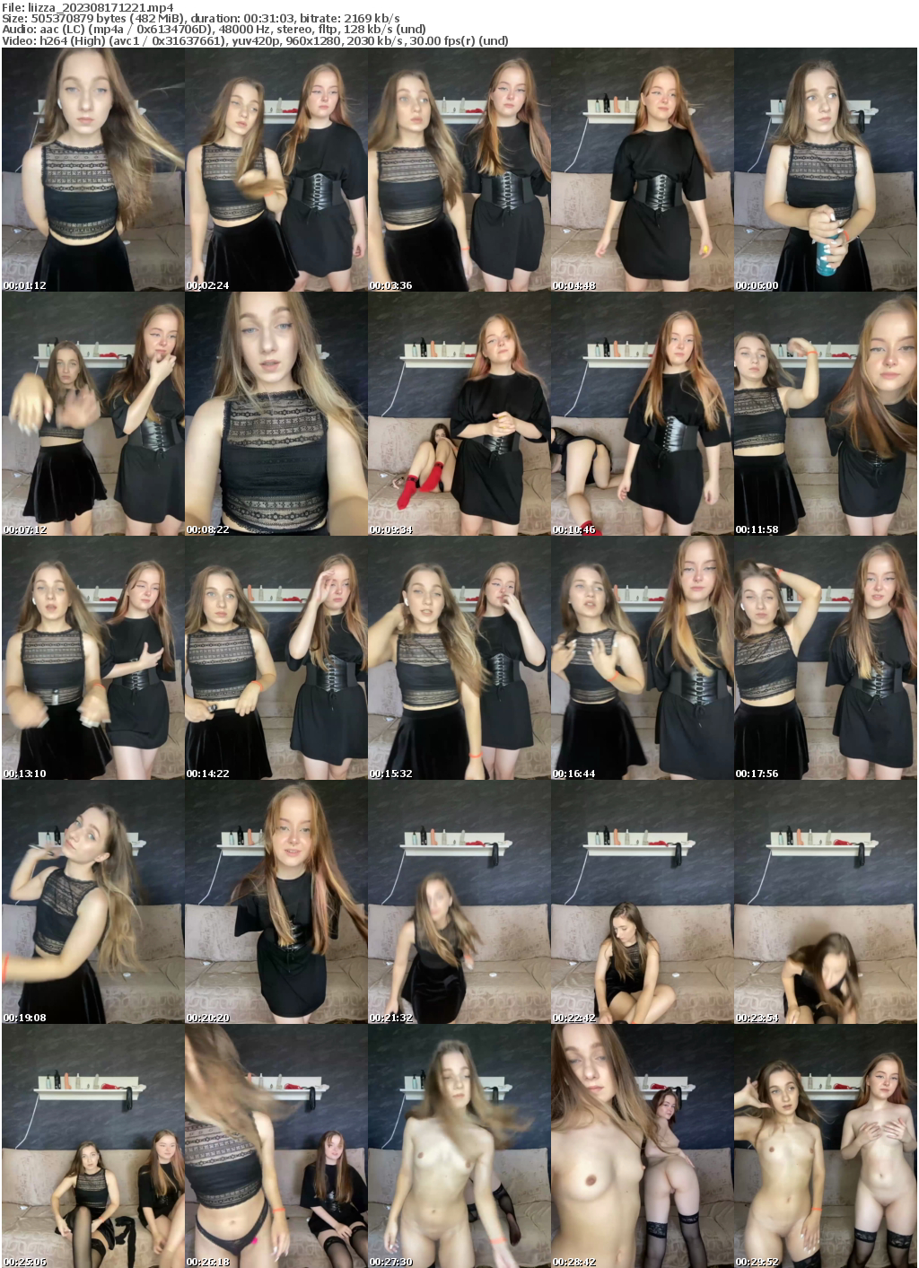 Preview thumb from liizza on 2023-08-17 @ bongacams