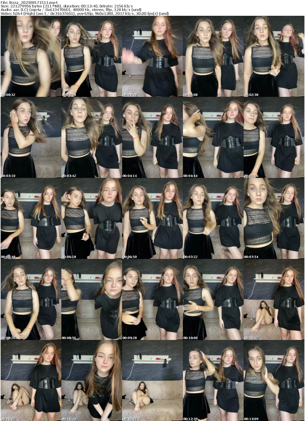 Preview thumb from liizza on 2023-08-17 @ bongacams