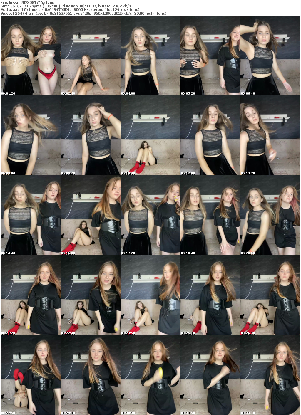 Preview thumb from liizza on 2023-08-17 @ bongacams