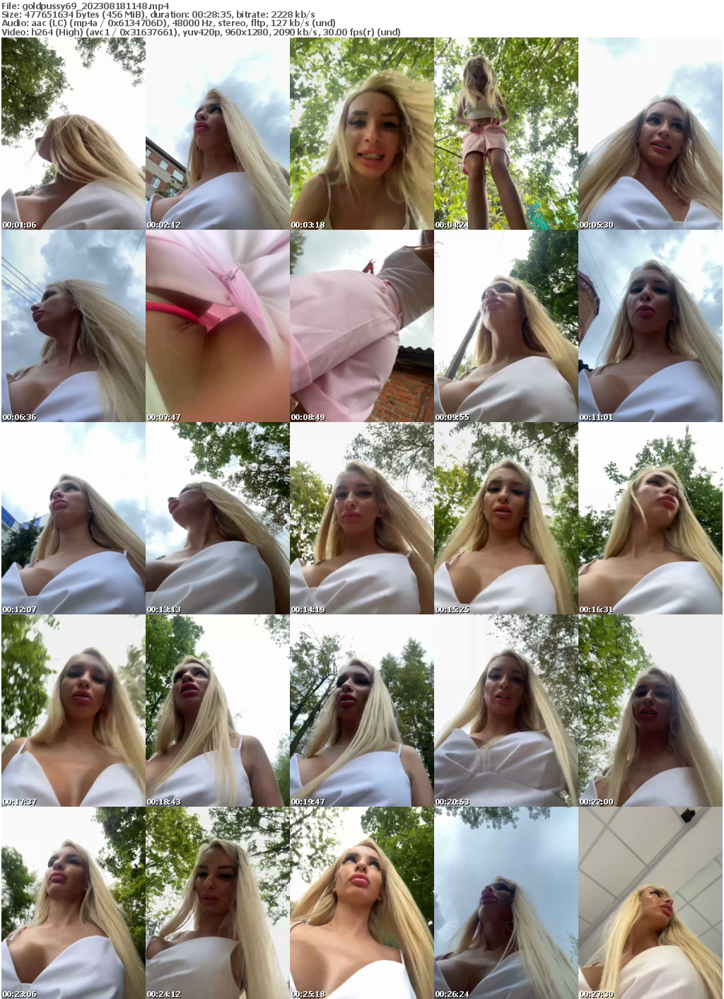 Preview thumb from goldpussy69 on 2023-08-18 @ bongacams