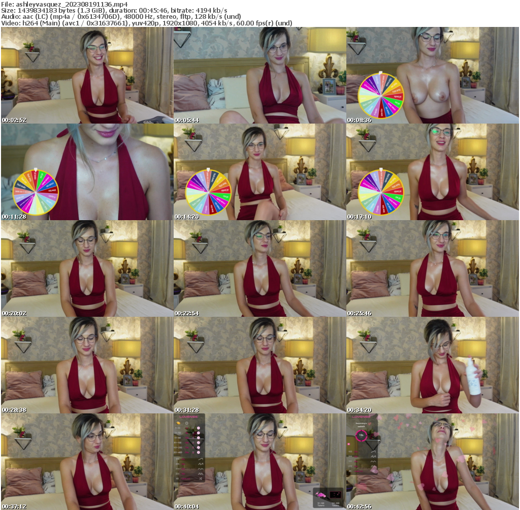 Preview thumb from ashleyvasquez on 2023-08-19 @ bongacams