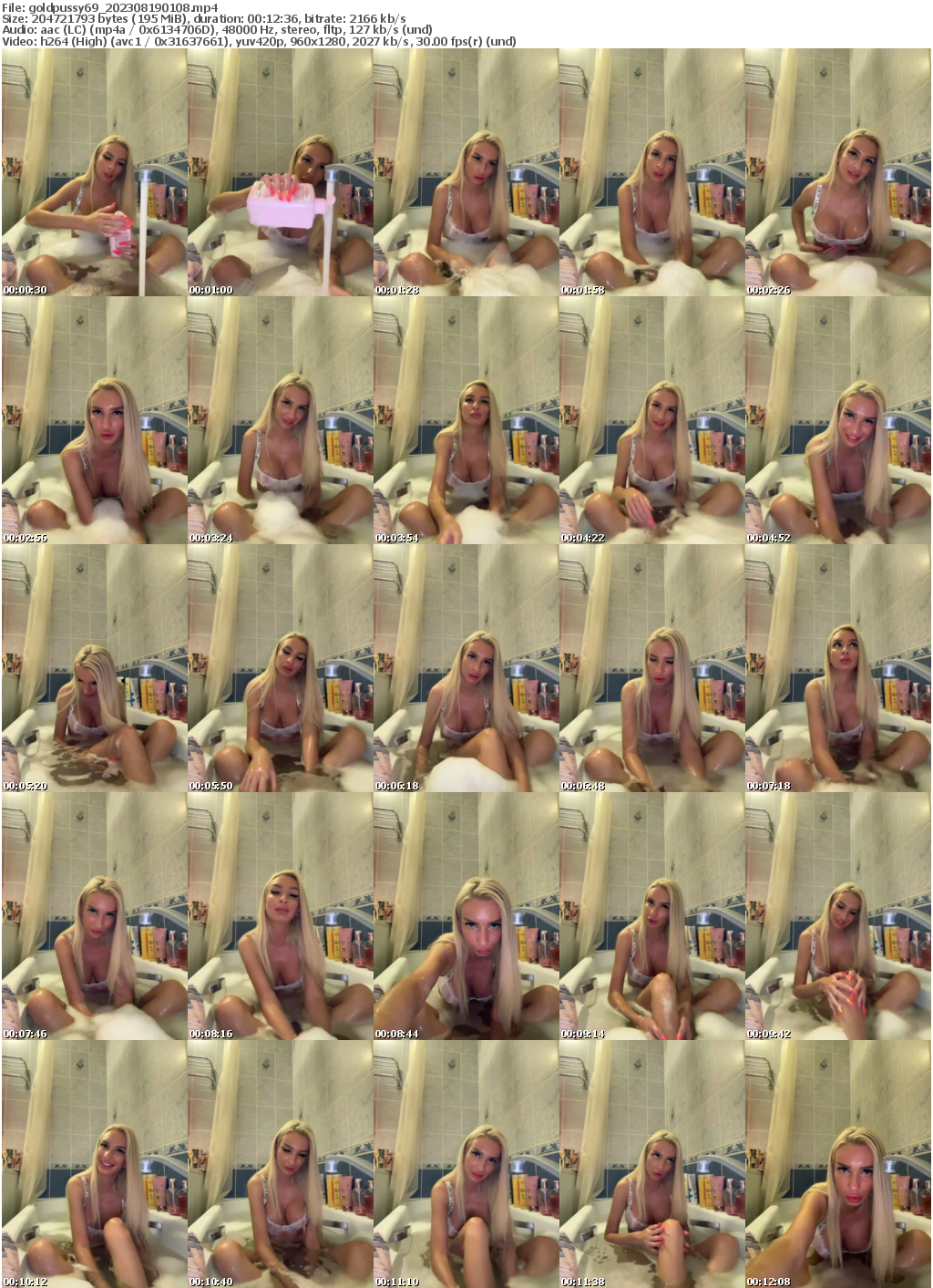 Preview thumb from goldpussy69 on 2023-08-19 @ bongacams