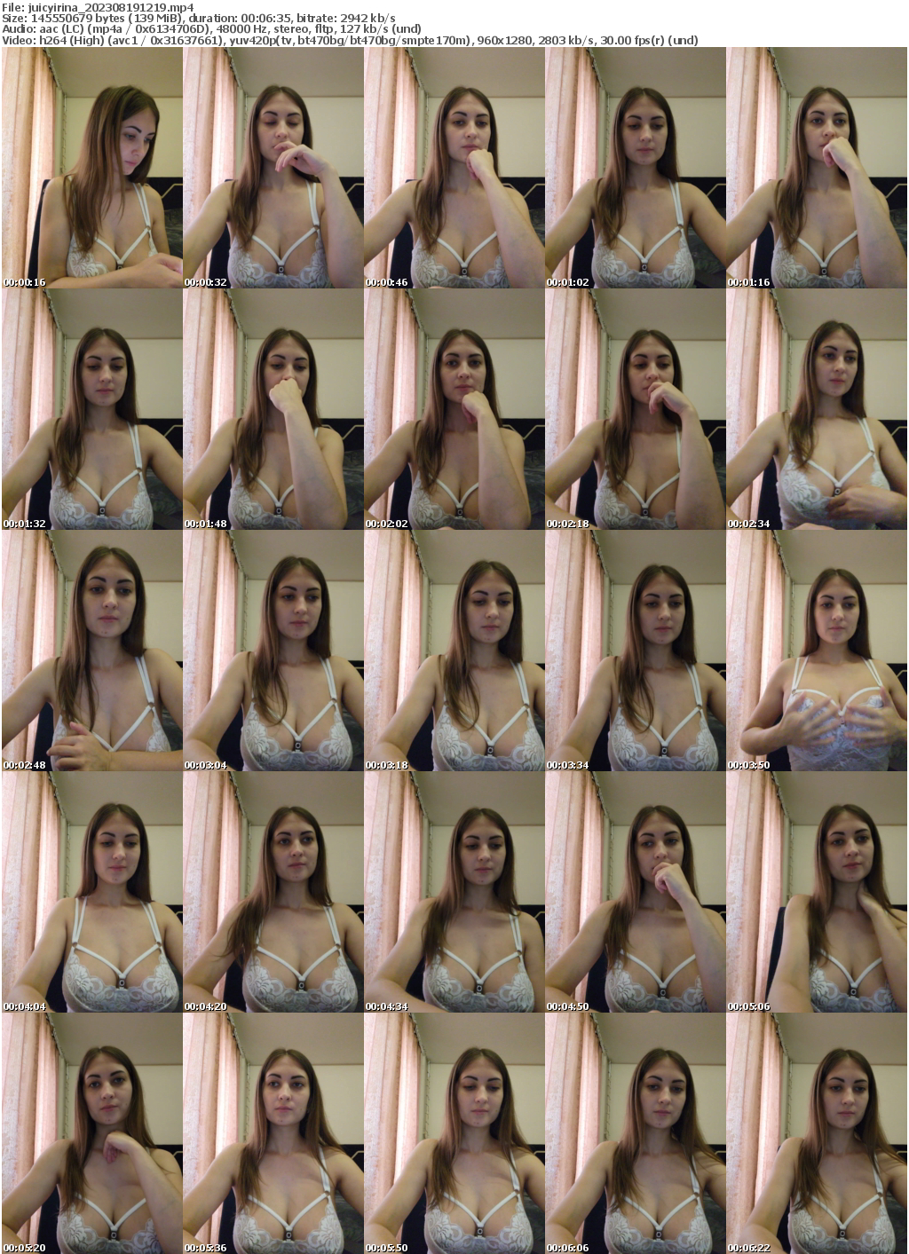 Preview thumb from juicyirina on 2023-08-19 @ bongacams