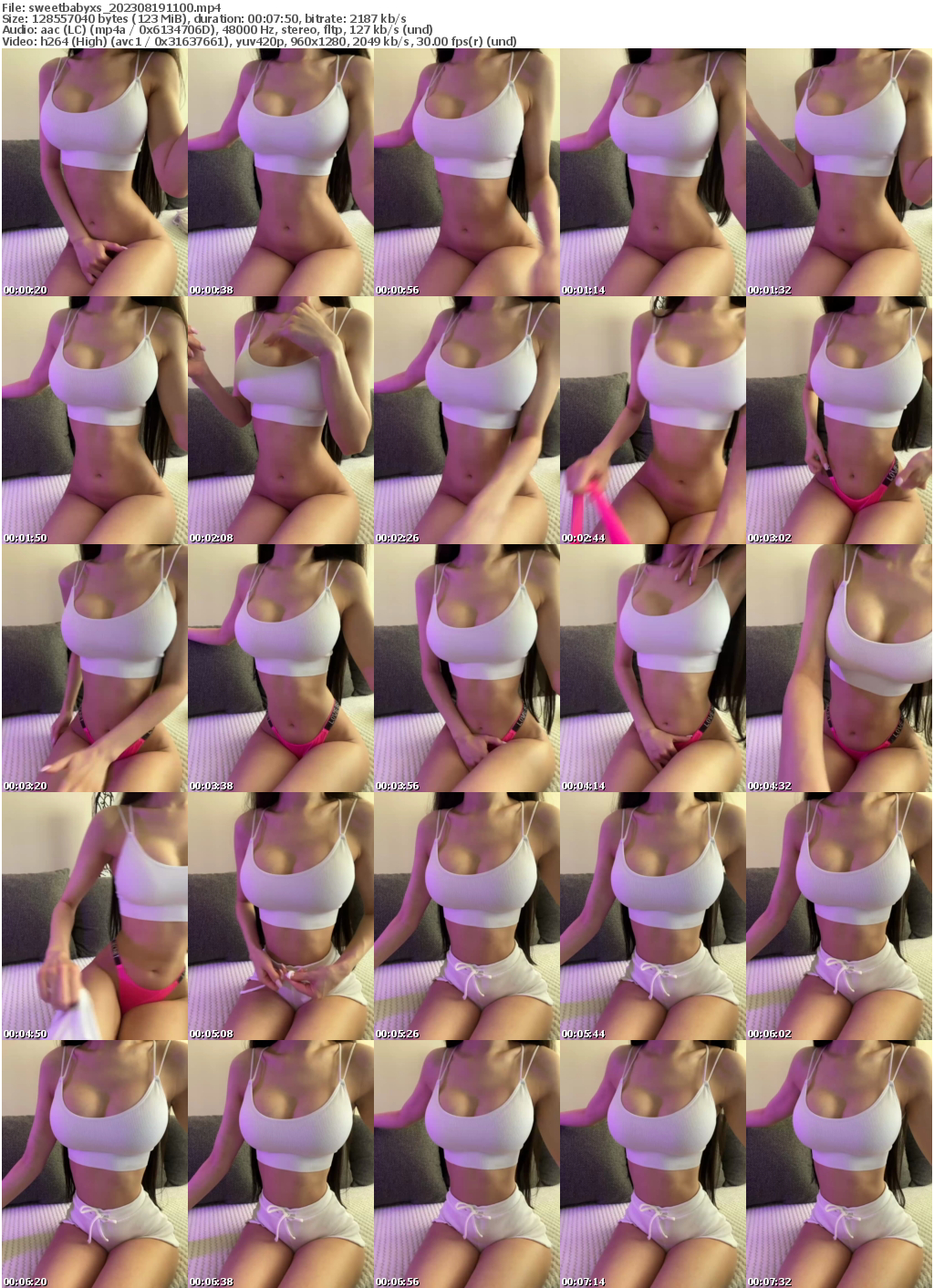 Preview thumb from sweetbabyxs on 2023-08-19 @ bongacams