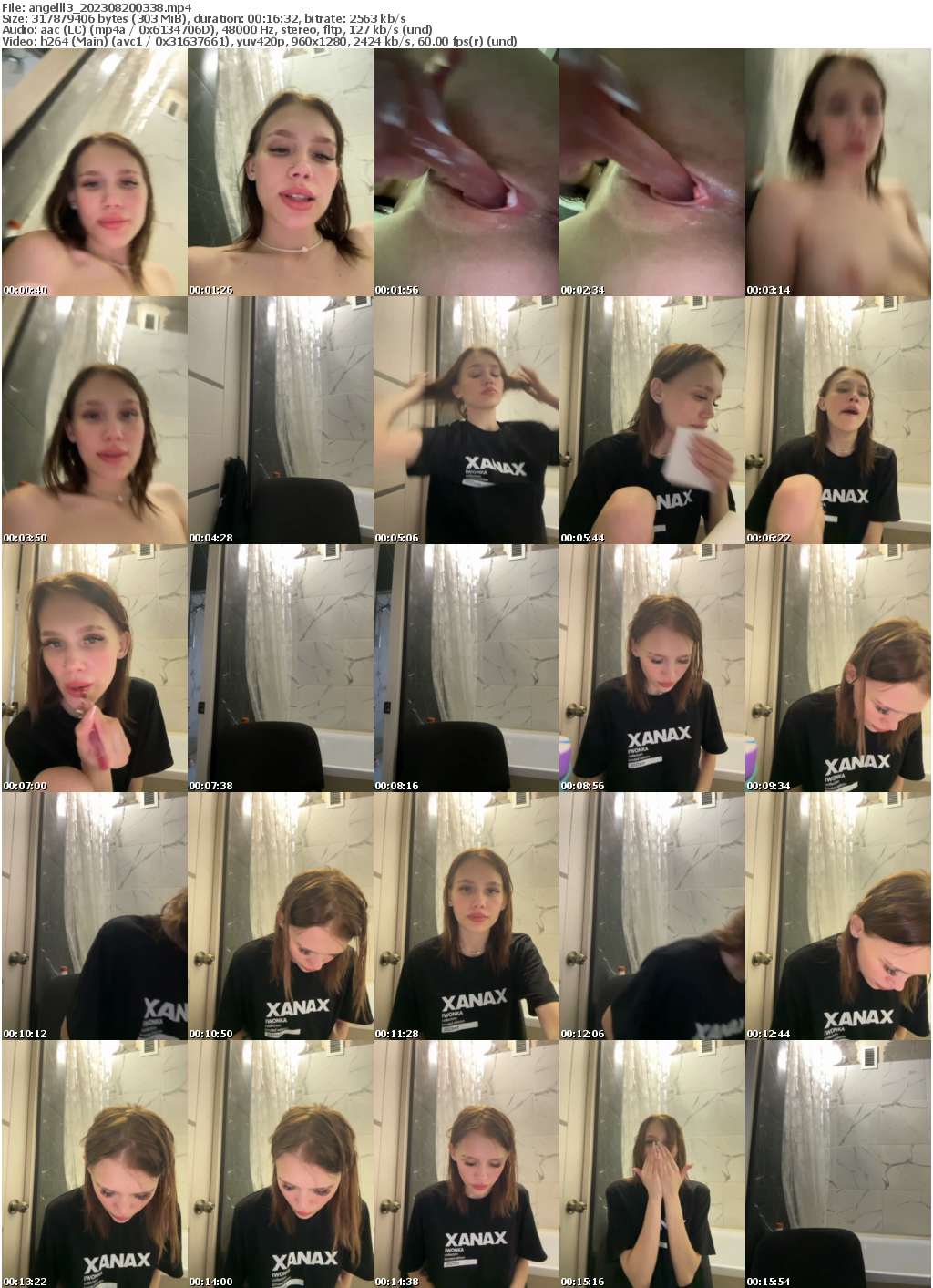 Preview thumb from angelll3 on 2023-08-20 @ bongacams