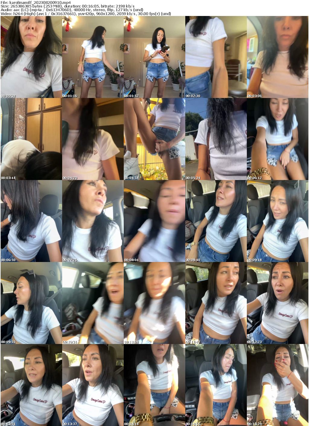 Preview thumb from karolinamilf on 2023-08-20 @ bongacams