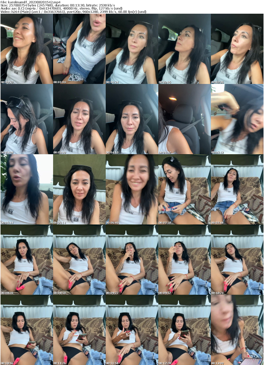 Preview thumb from karolinamilf on 2023-08-20 @ bongacams