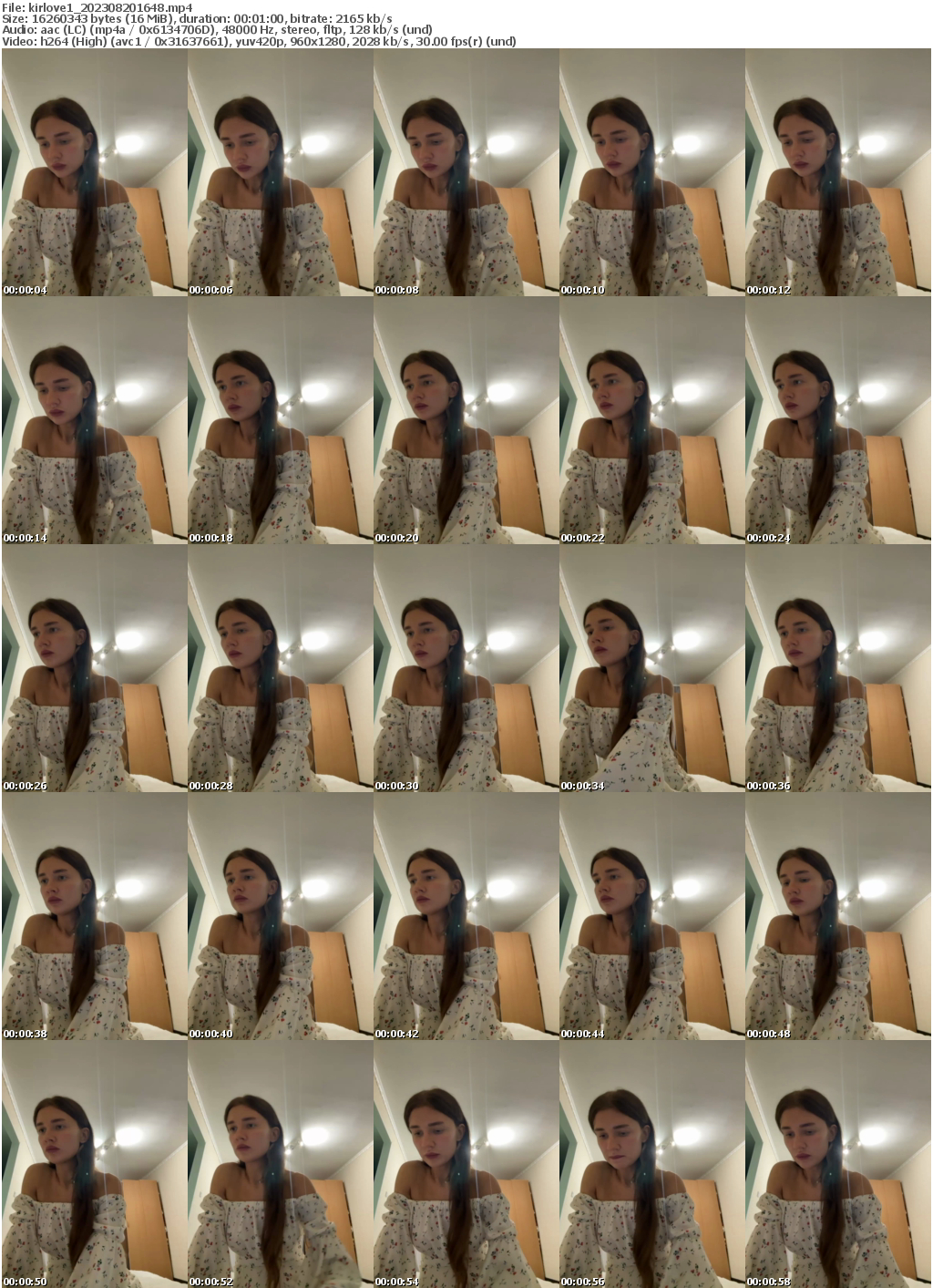 Preview thumb from kirlove1 on 2023-08-20 @ bongacams