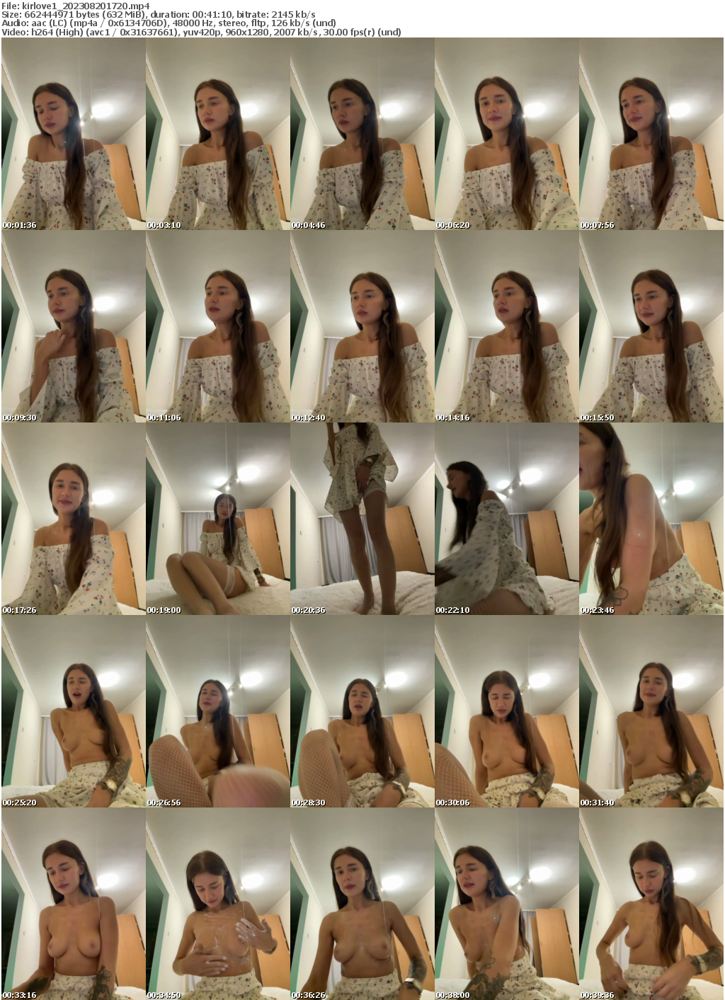 Preview thumb from kirlove1 on 2023-08-20 @ bongacams