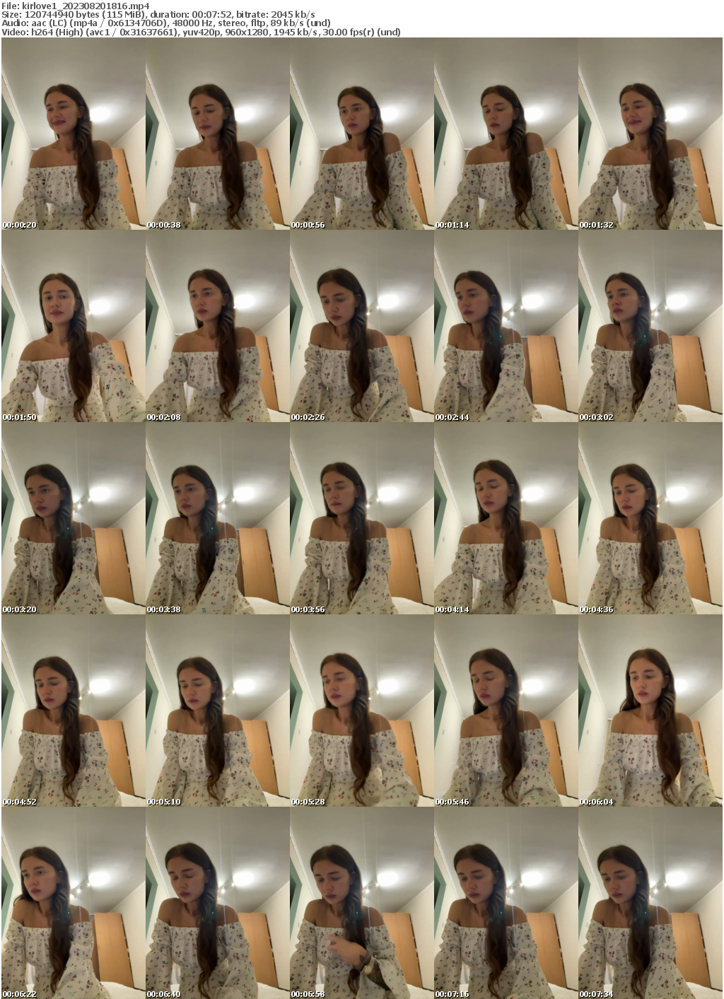 Preview thumb from kirlove1 on 2023-08-20 @ bongacams