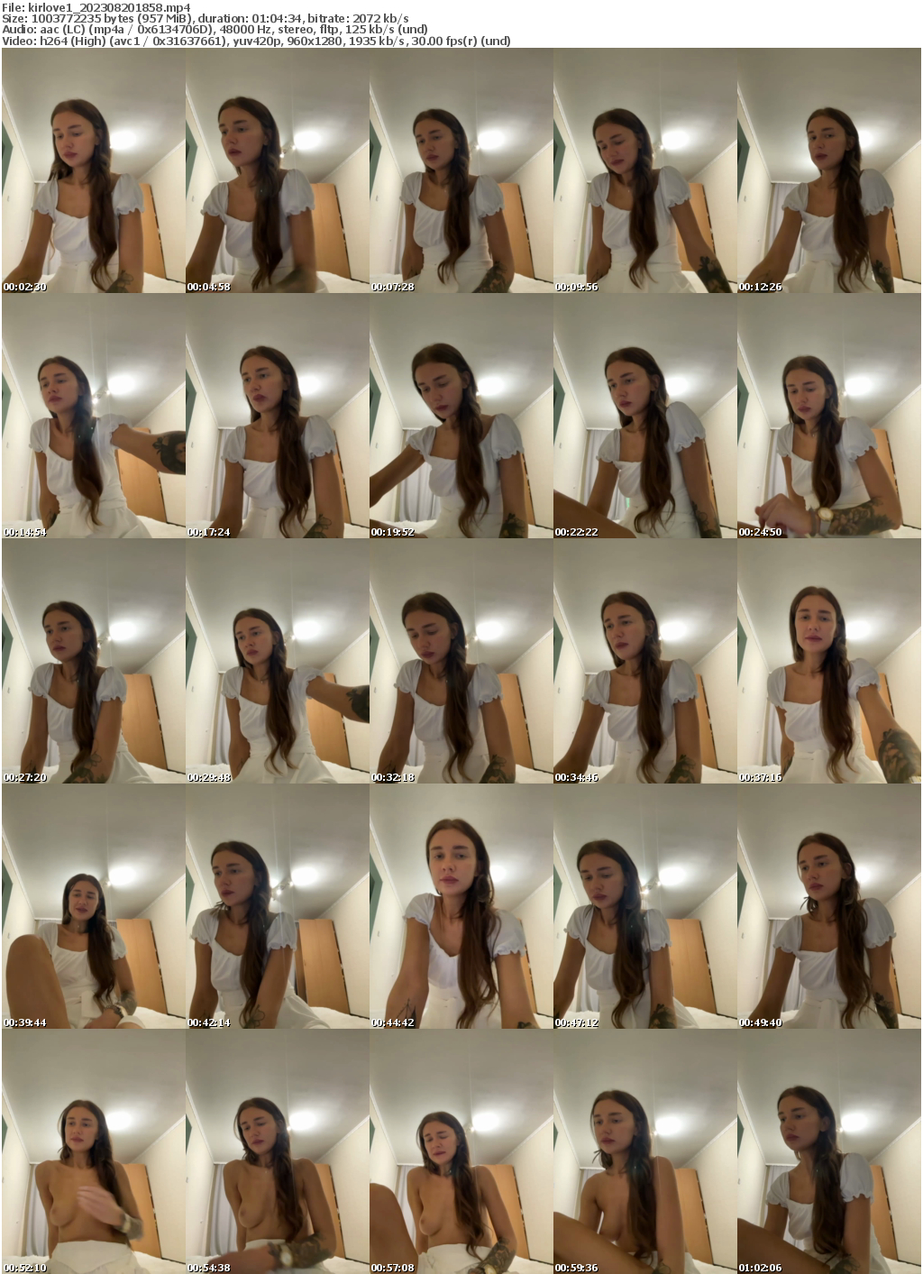 Preview thumb from kirlove1 on 2023-08-20 @ bongacams