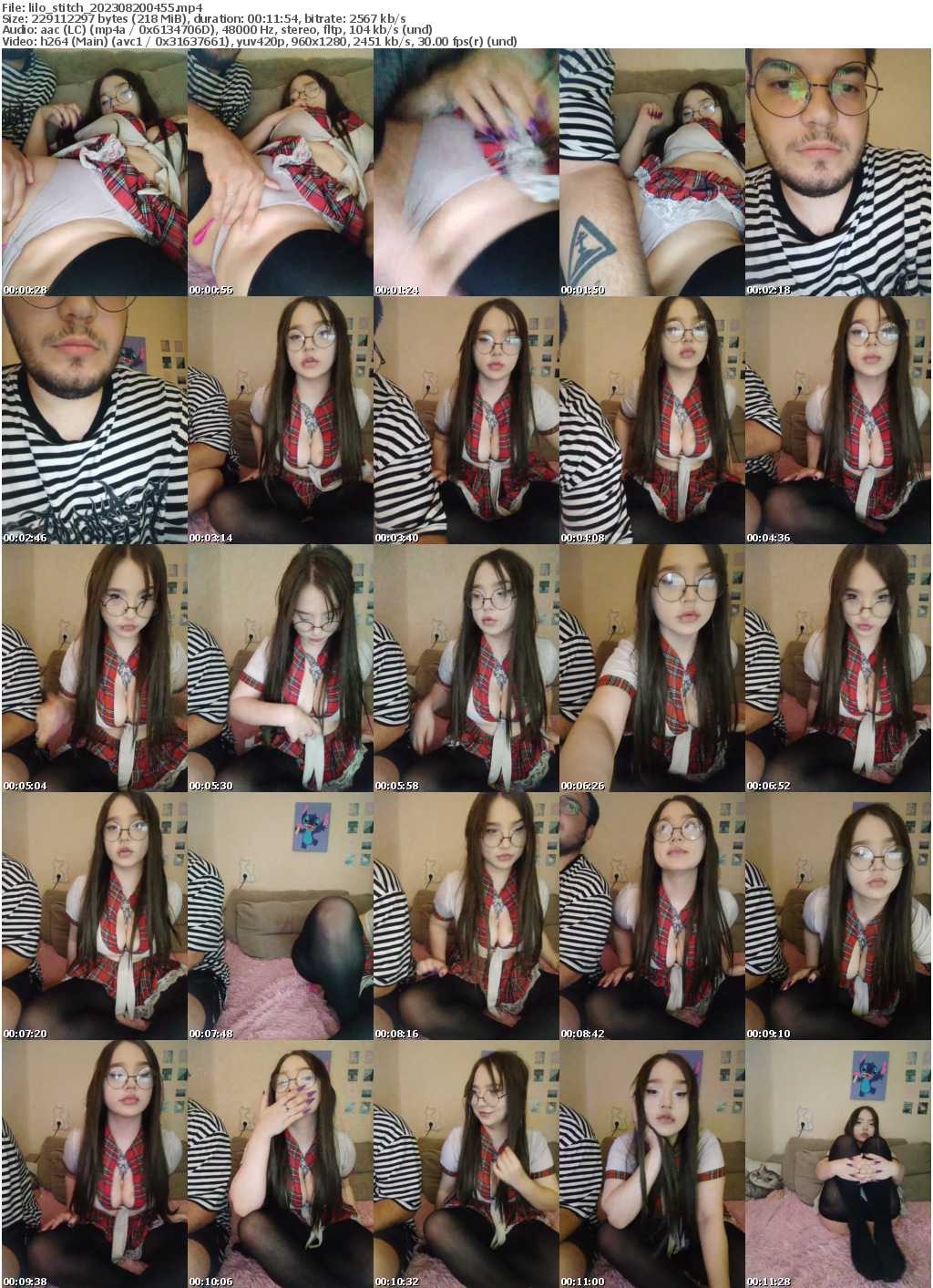 Preview thumb from lilo_stitch on 2023-08-20 @ bongacams