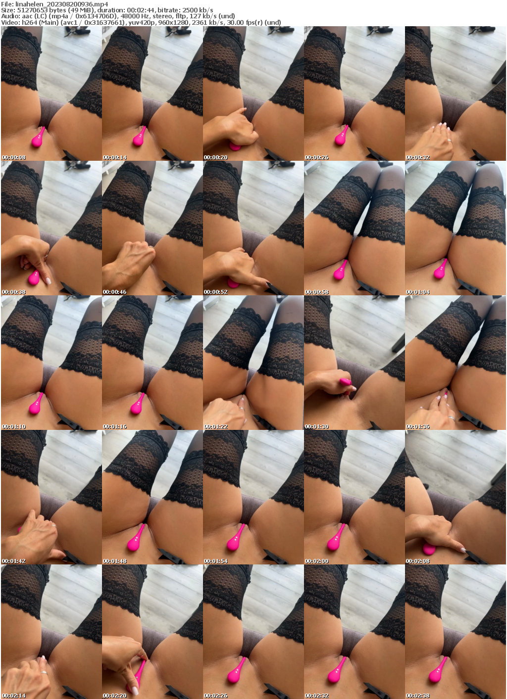 Preview thumb from linahelen on 2023-08-20 @ bongacams