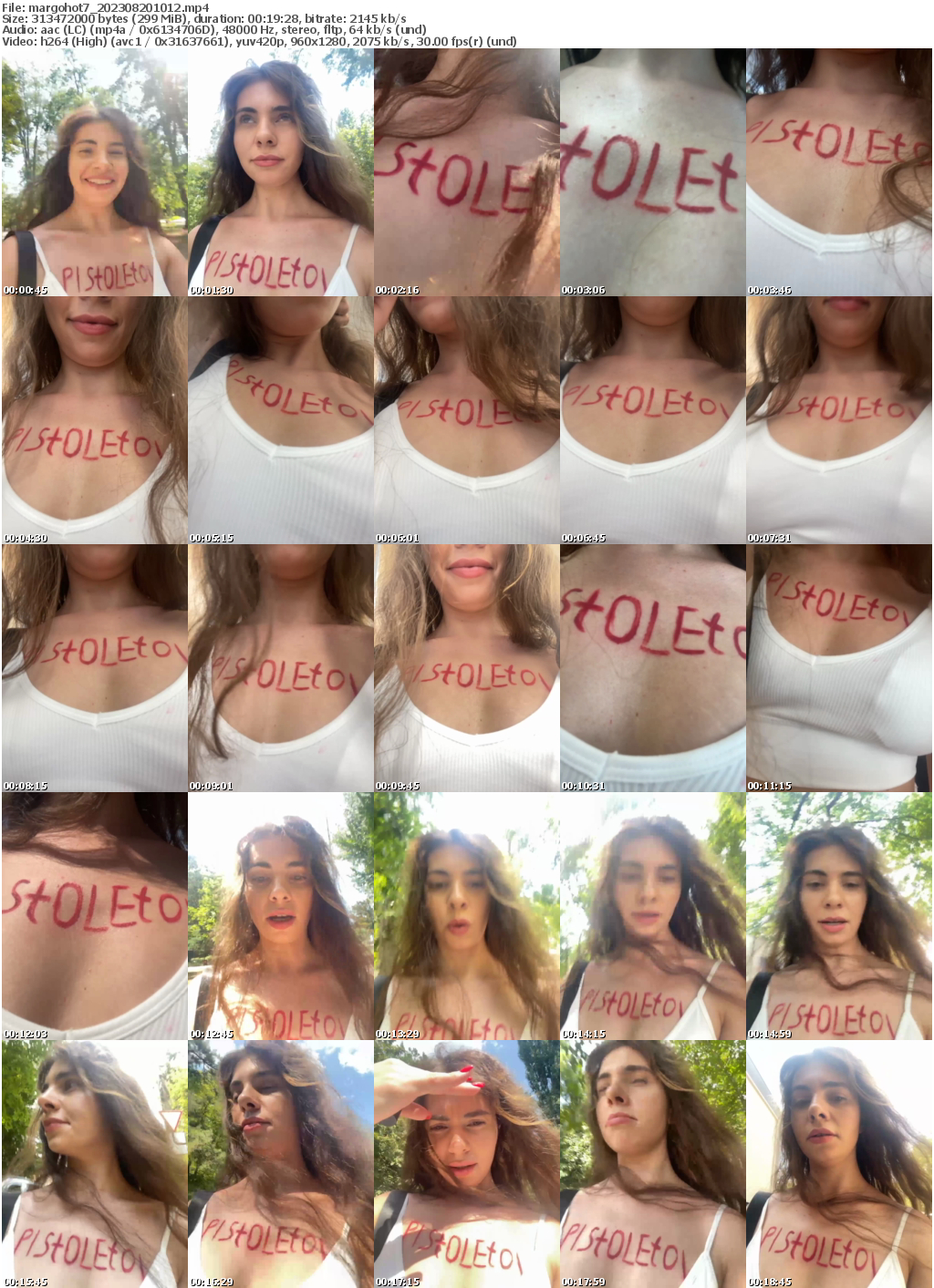 Preview thumb from margohot7 on 2023-08-20 @ bongacams