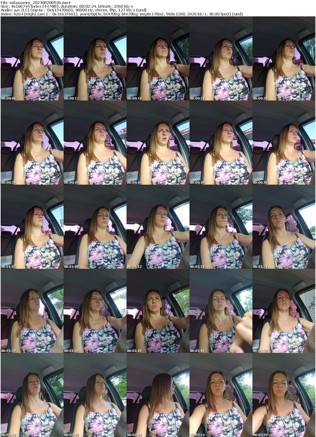 Preview thumb from milasavory on 2023-08-20 @ bongacams